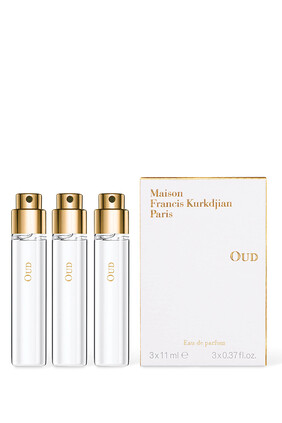 Oud Eau de Parfum Refills, 3 x 11ml